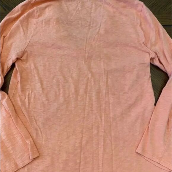 J. Crew Coral Ruffle Knit Top Medium - Picture 7 of 9